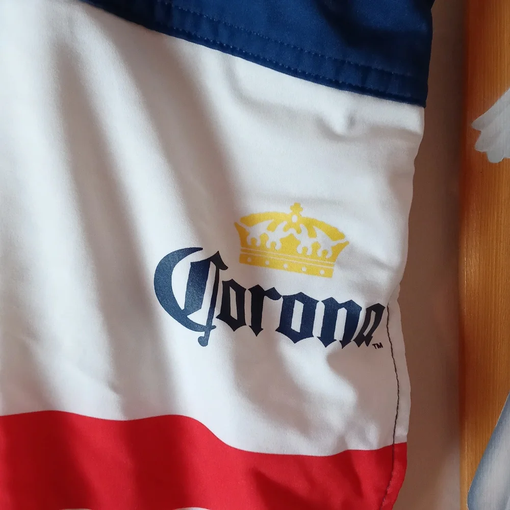 Corona Extra Big & Tall Men's Swim Trunks - Picture 2 of 5